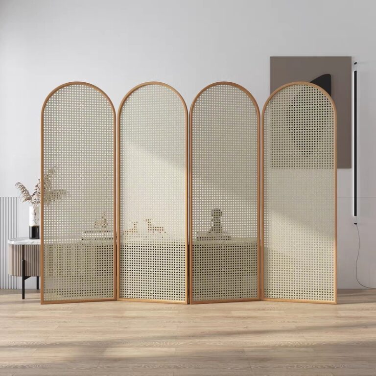 八角藤編  屏風/家具