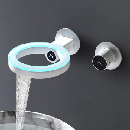 智能數顯圓形水龍頭